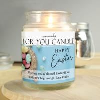 Personalised Especially For You Happy Easter Large Scented Jar Candle Extra Image 1 Preview
